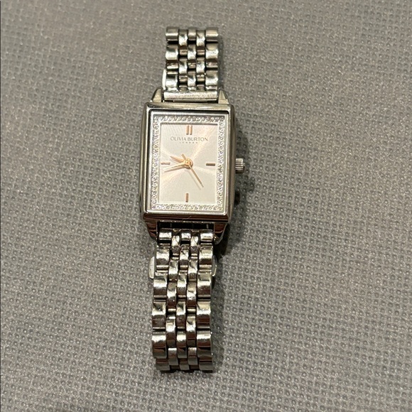 OLIVIA BURTON Silver and White Women's Watch - Picture 6 of 9
